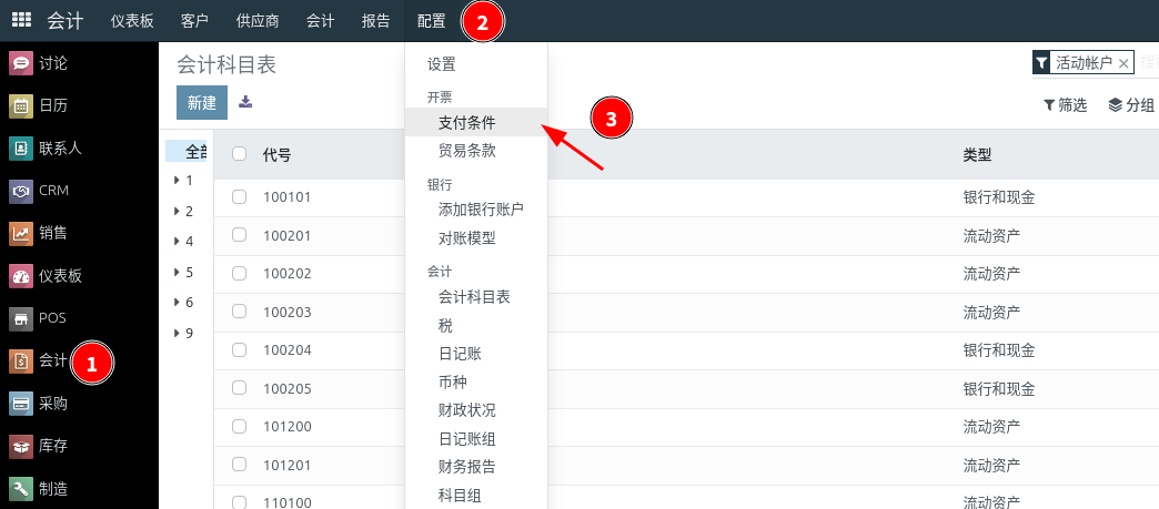 支付条件入口